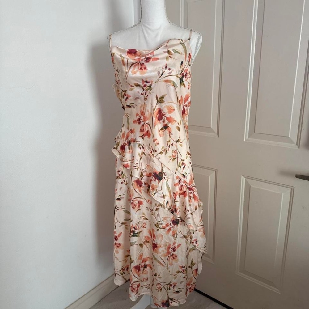 NWT Laundry by Shelli Segal Womens floral vine Dress